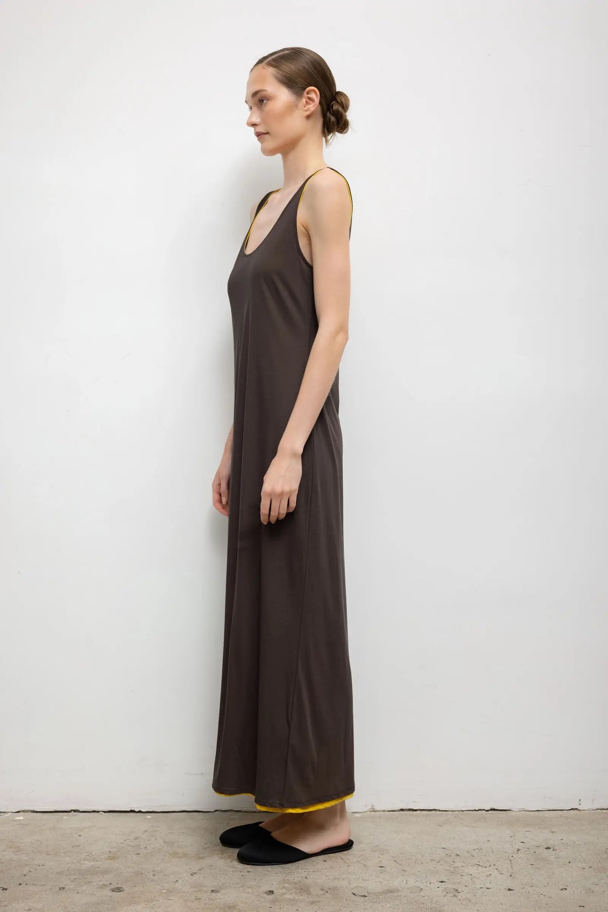 Milo Scoop Tank Dress - Hickory - Image 5