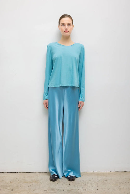 Milo Long Sleeve Tee - Skye - Image 2