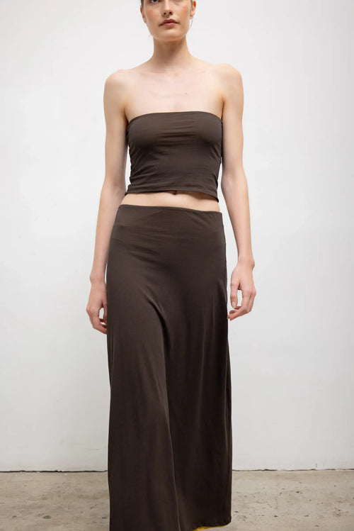 Milo Reversible Midi Skirt - Hickory Daffodil - Image 5