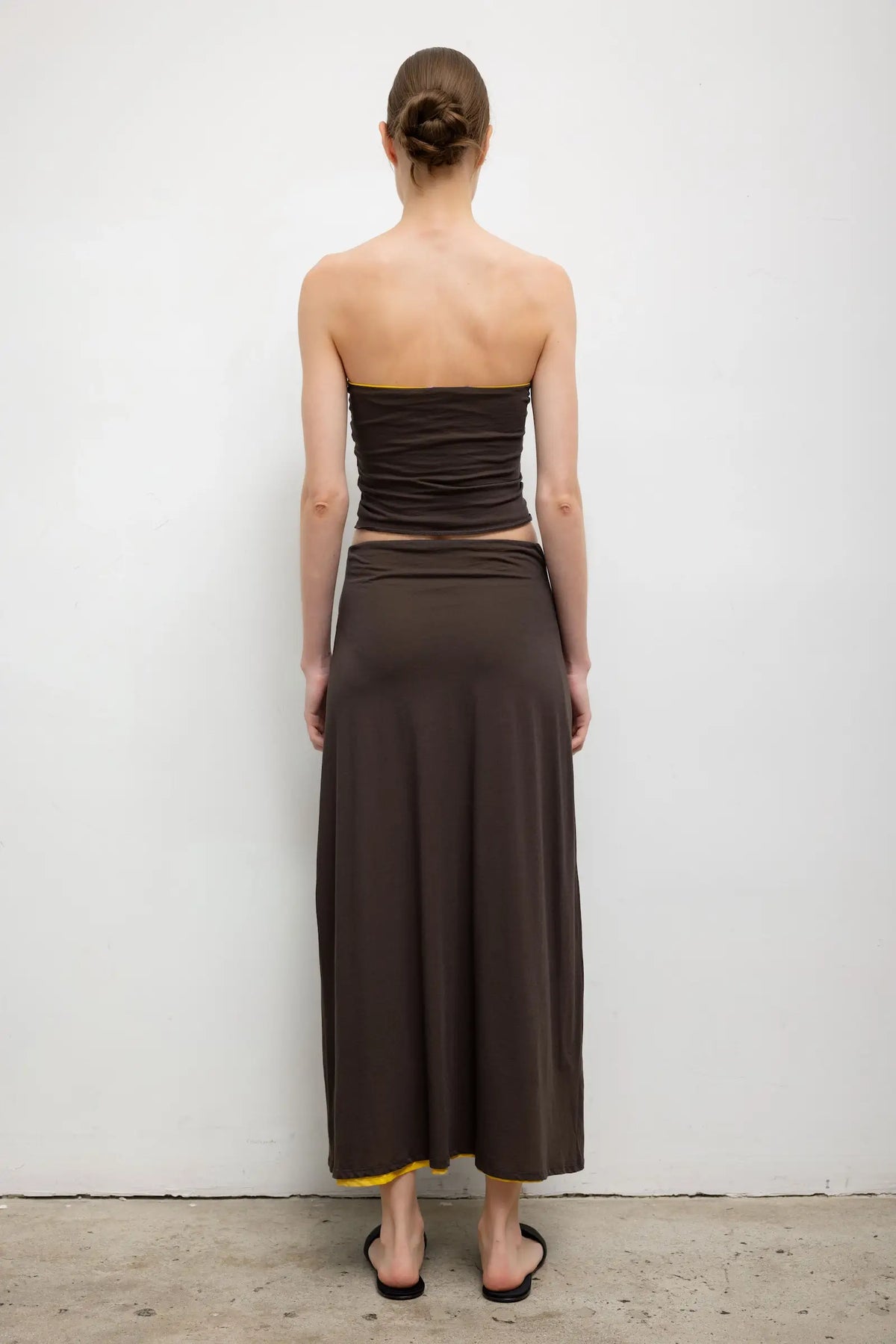 Milo Reversible Midi Skirt - Hickory Daffodil - Image 7