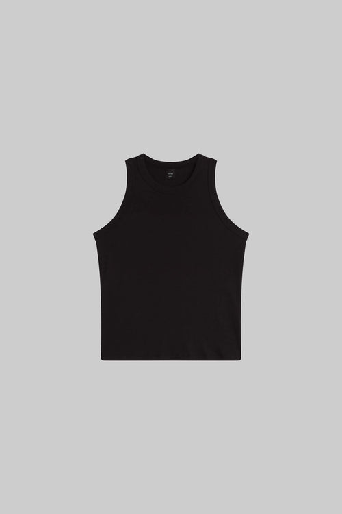 Nando High Neck Tank - Black - Image 2
