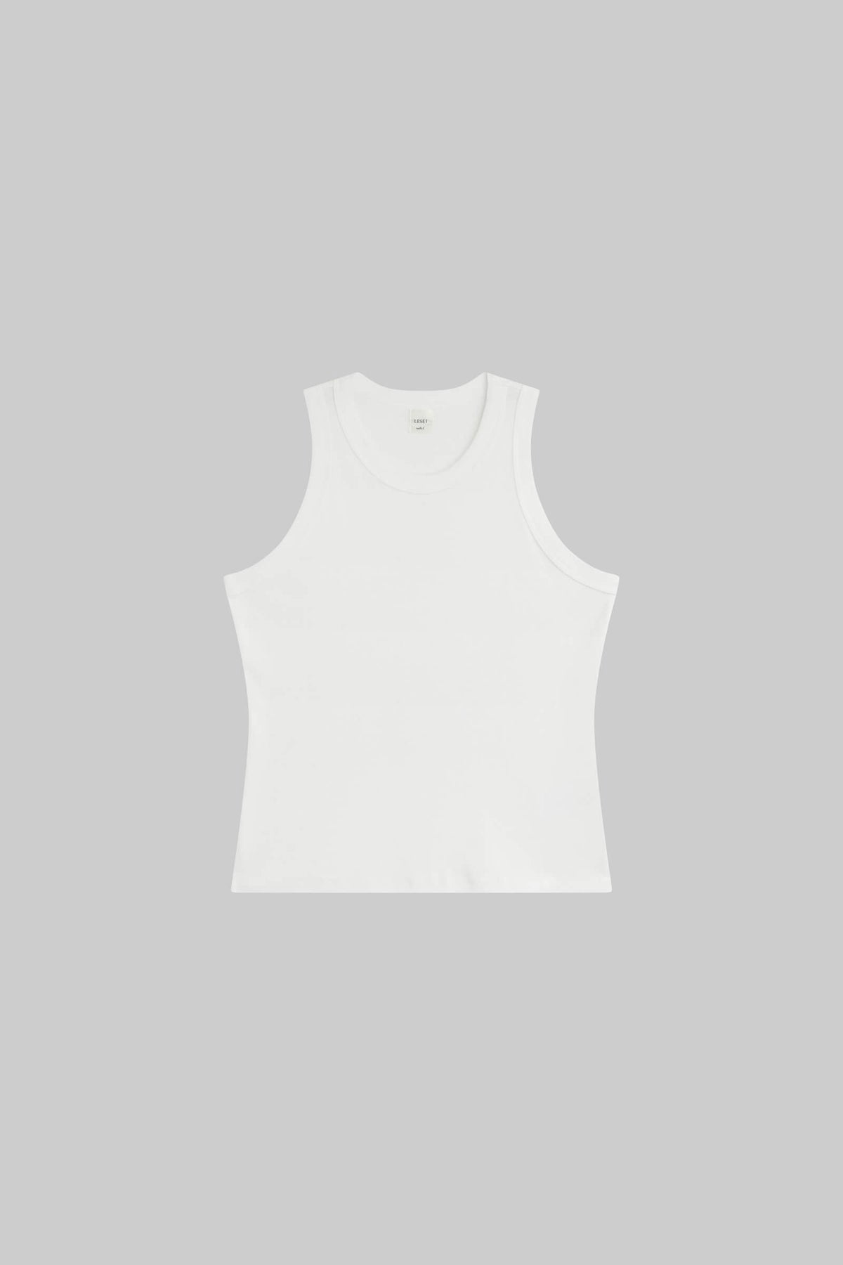 Nando High Neck Tank - White - Image 2