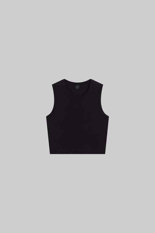Nando Sleeveless Crew - Black - Image 2