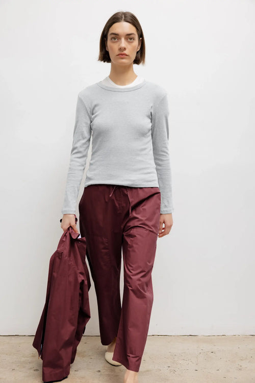 Nando Slim Fit Long Sleeve - Light Grey Melange - Image 3