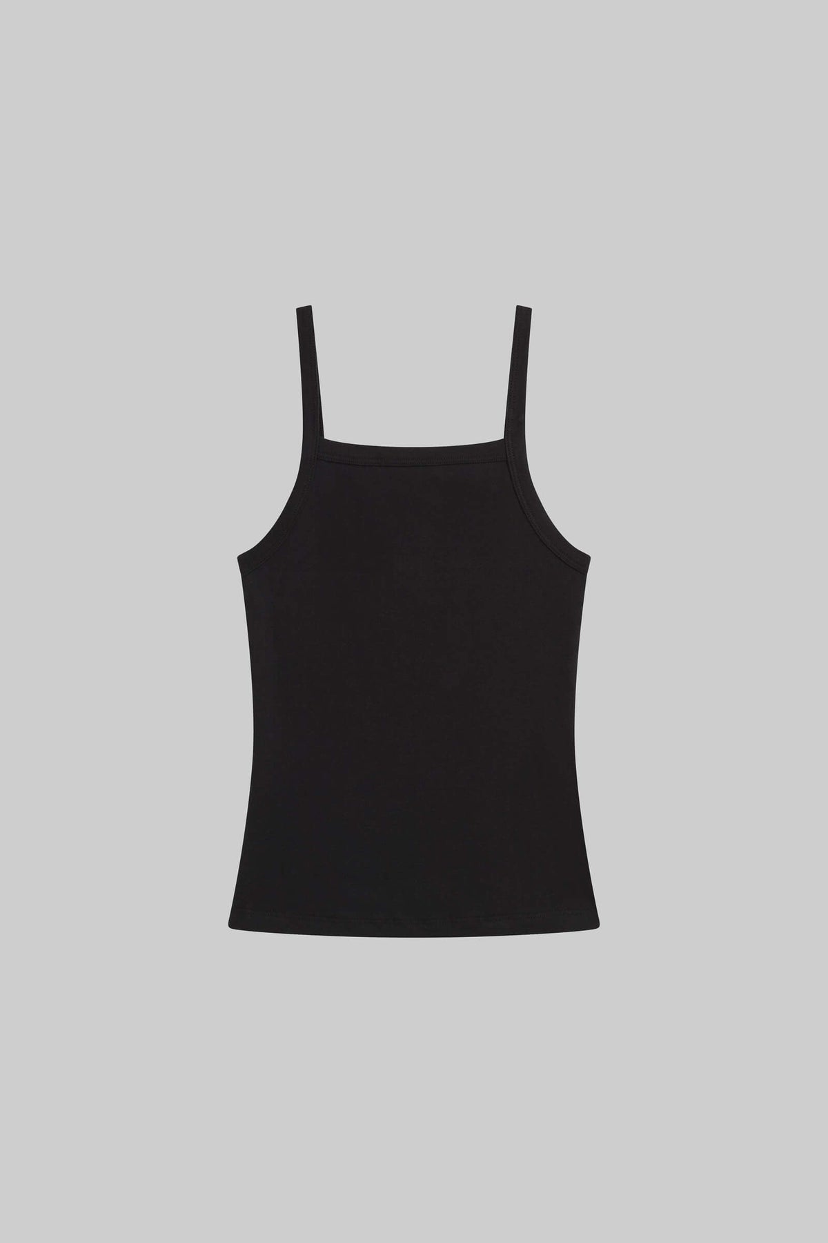 Nando Square Neck Tank - Black - Image 2
