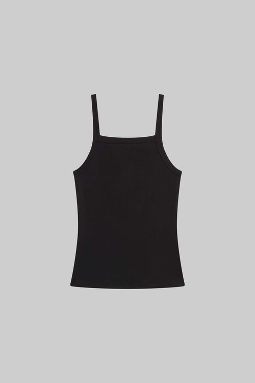 Nando Square Neck Tank - Black - Image 2