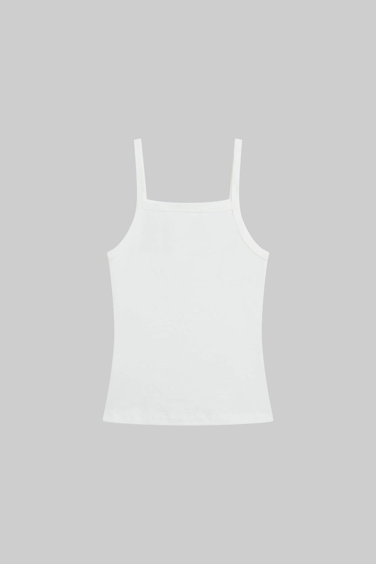 Nando Square Neck Tank - White - Image 2