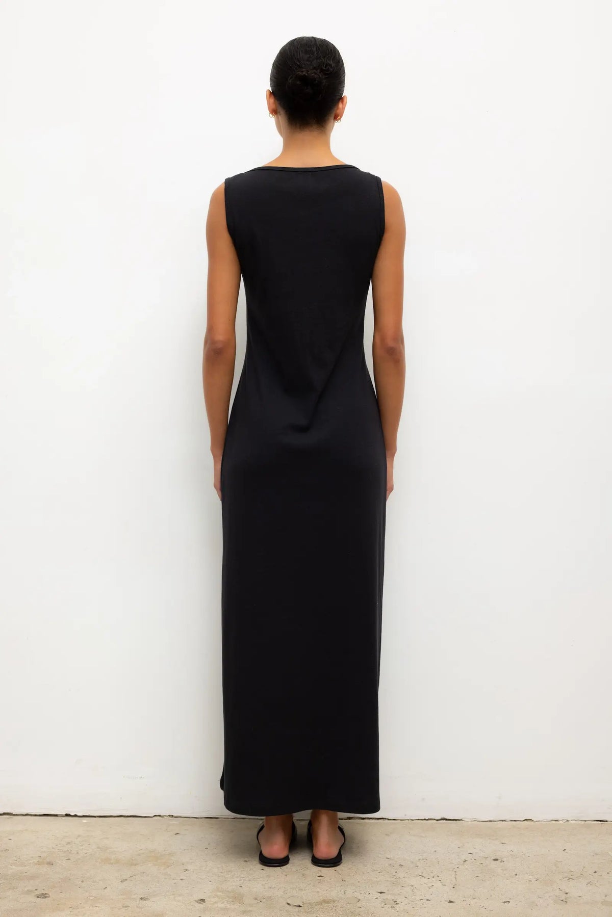 Nando Boatneck Maxi Dress - Black - Image 5
