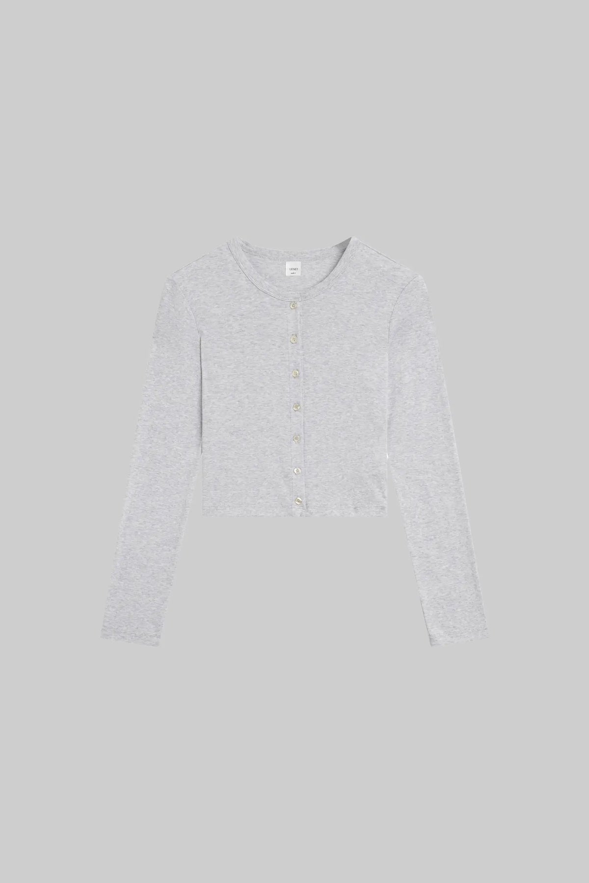 Nando Cardigan - Light Grey Melange - Image 2