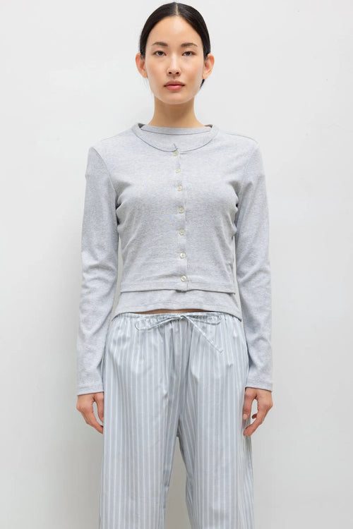 Nando Cardigan - Light Grey Melange - Image 1