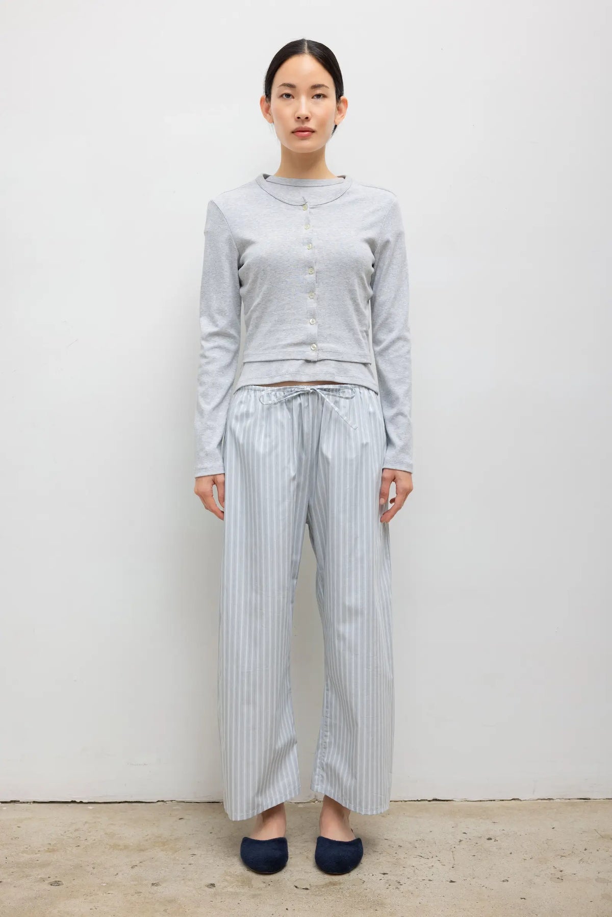 Nando Cardigan - Light Grey Melange - Image 3
