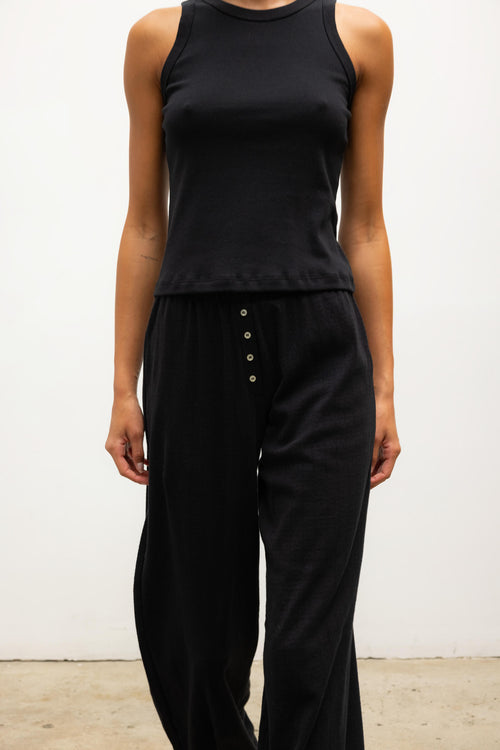 Nando High Neck Tank - Black - Image 5