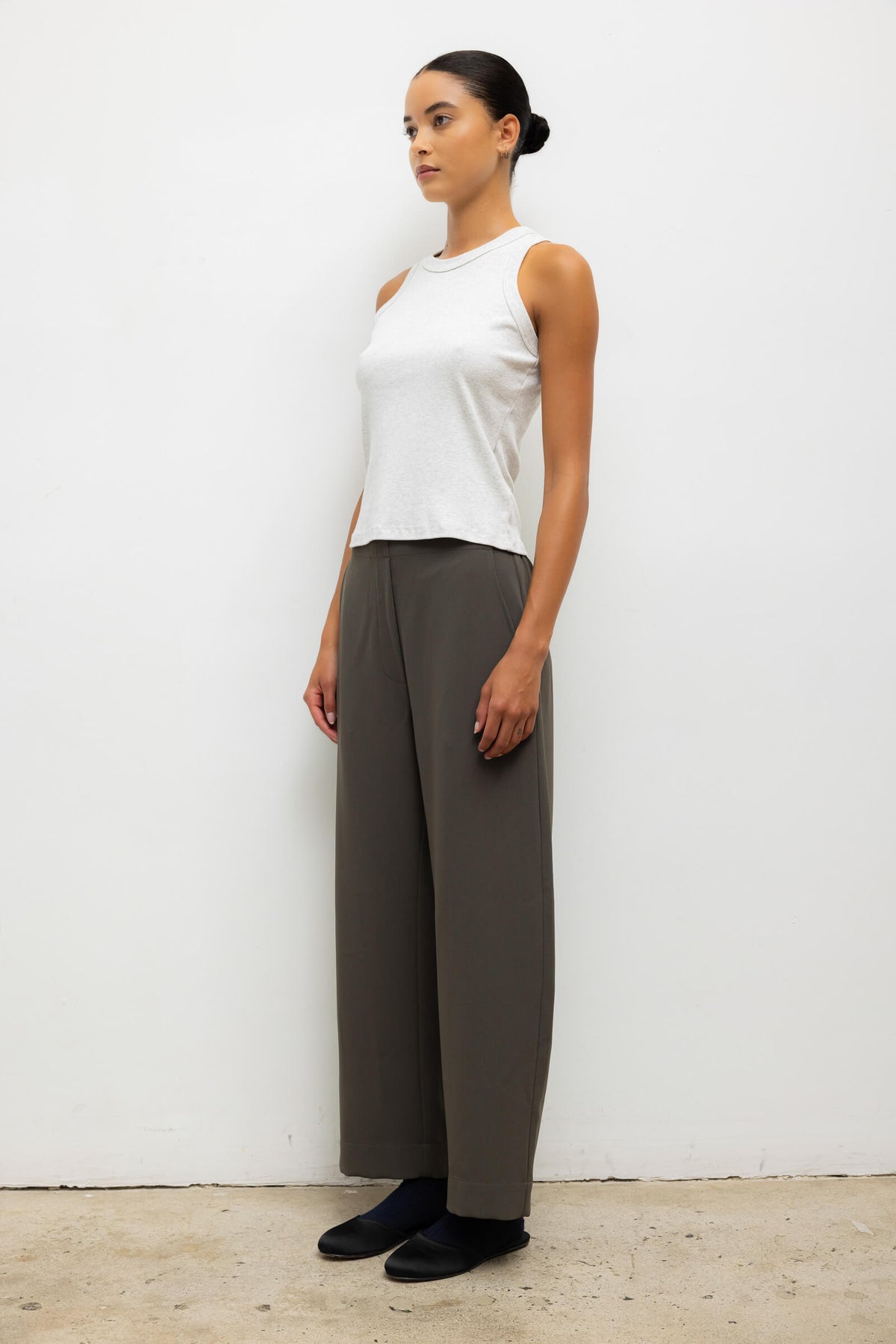 Nando High Neck Tank - Cloud Melange - Image 6