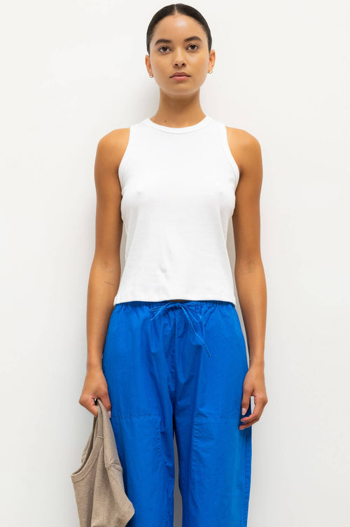 Nando High Neck Tank - White - Image 1