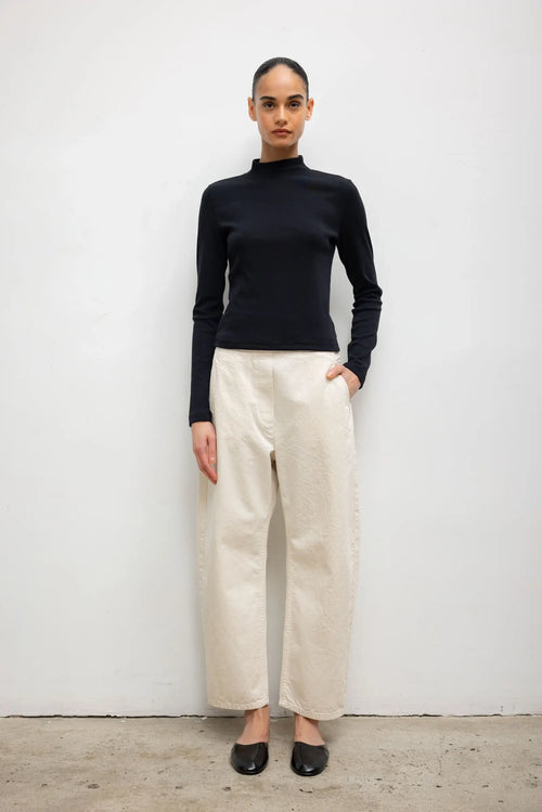 Nando Long Sleeve Mockneck - Black - Image 3