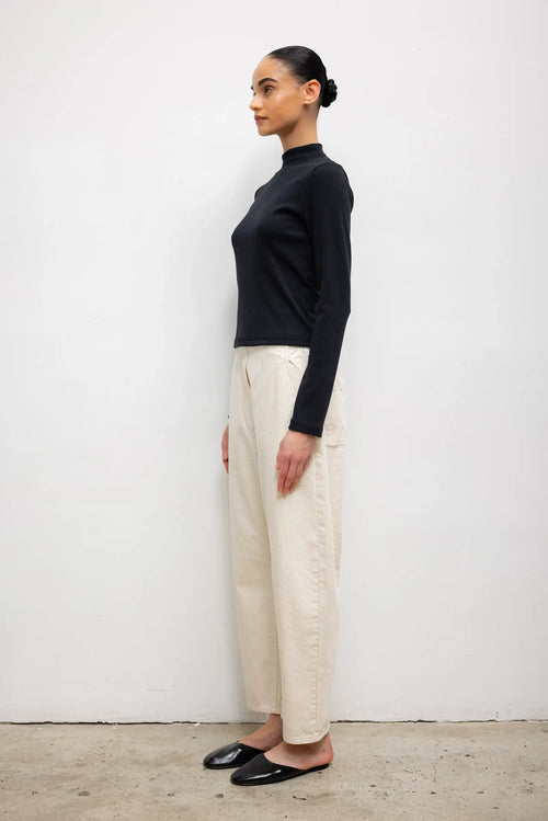 Nando Long Sleeve Mockneck - Black - Image 6
