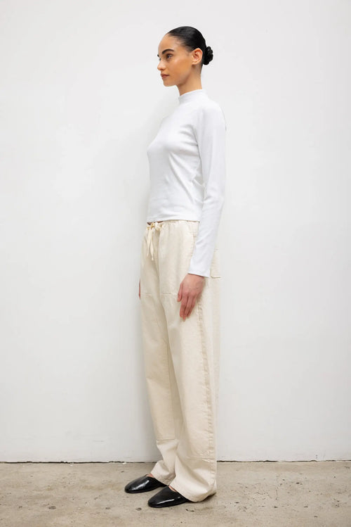 Nando Long Sleeve Mockneck - White - Image 6