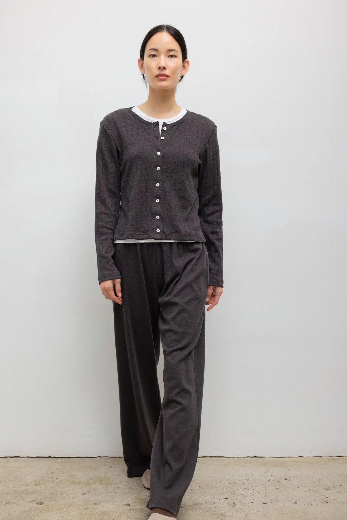 Nando Lounge Pant - Hickory Melange - Image 3