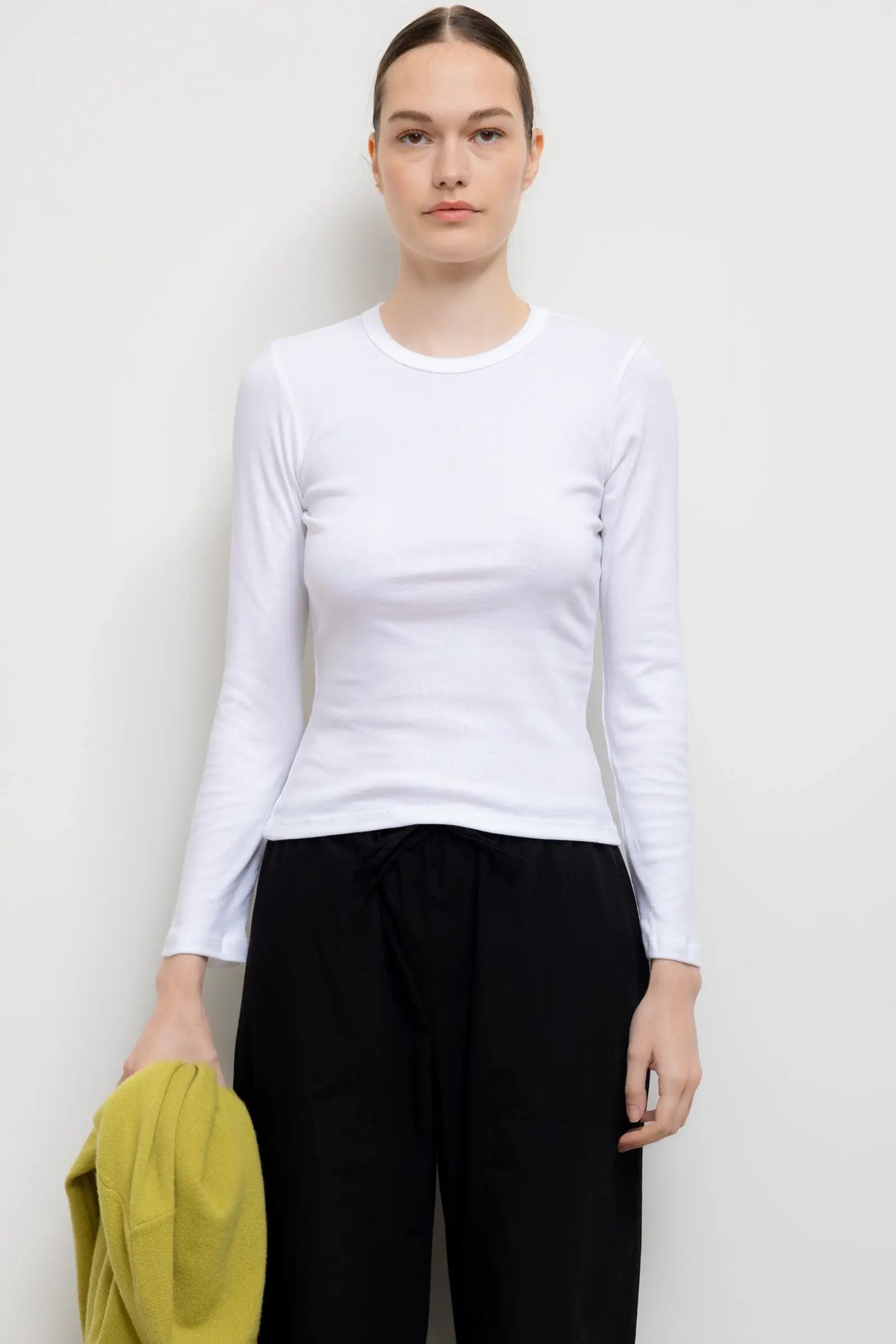 Nando Slim Fit Long Sleeve - White - Image 1
