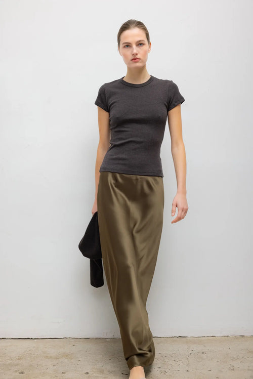 Nando Slim Fit Tee - Hickory Melange - Image 4