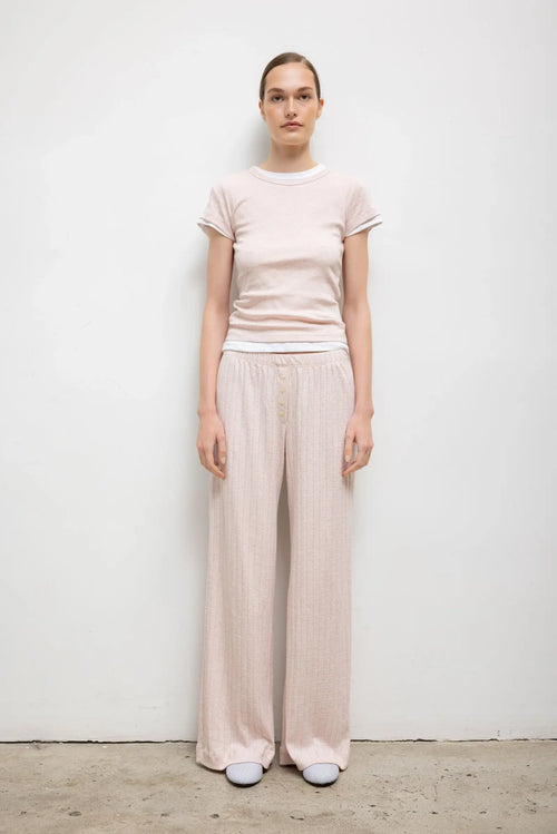 Nando Slim Fit Tee - Petal Melange - Image 3