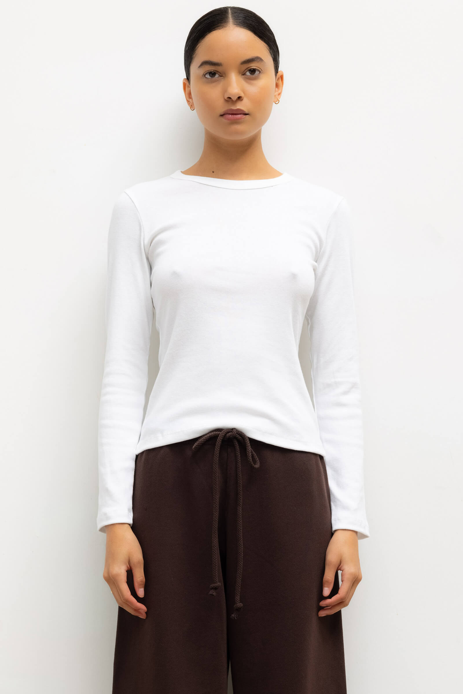 The Nando Slim Fit Long Sleeve 2 Pack - White/Black