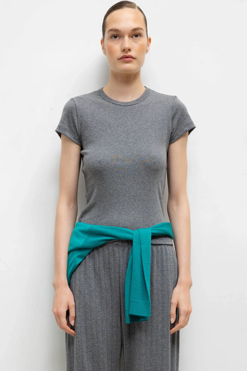 Pre-Order: Nando Slim Fit Tee - Granite - Image 1