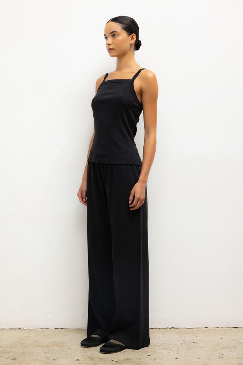 Nando Square Neck Tank - Black - Image 6
