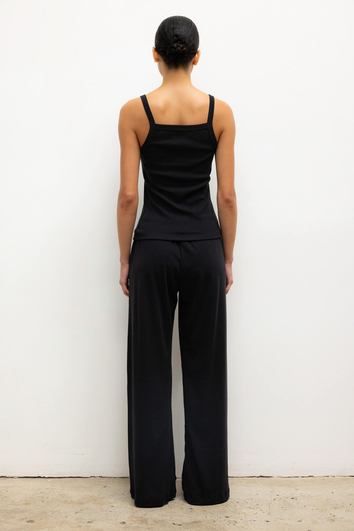 Nando Square Neck Tank - Black - Image 7