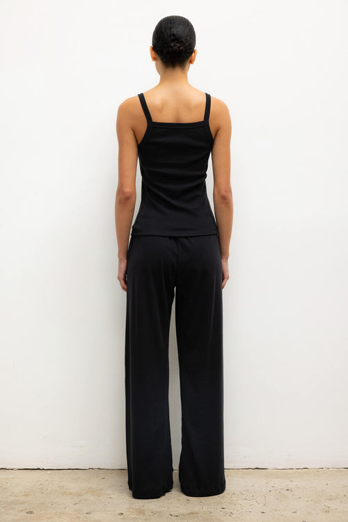 Nando Square Neck Tank - Black - Image 7