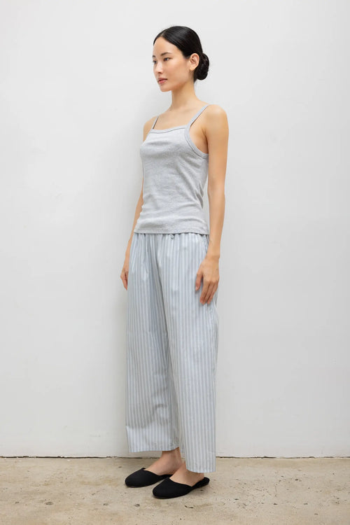 Nando Square Neck Tank - Light Grey Melange - Image 6