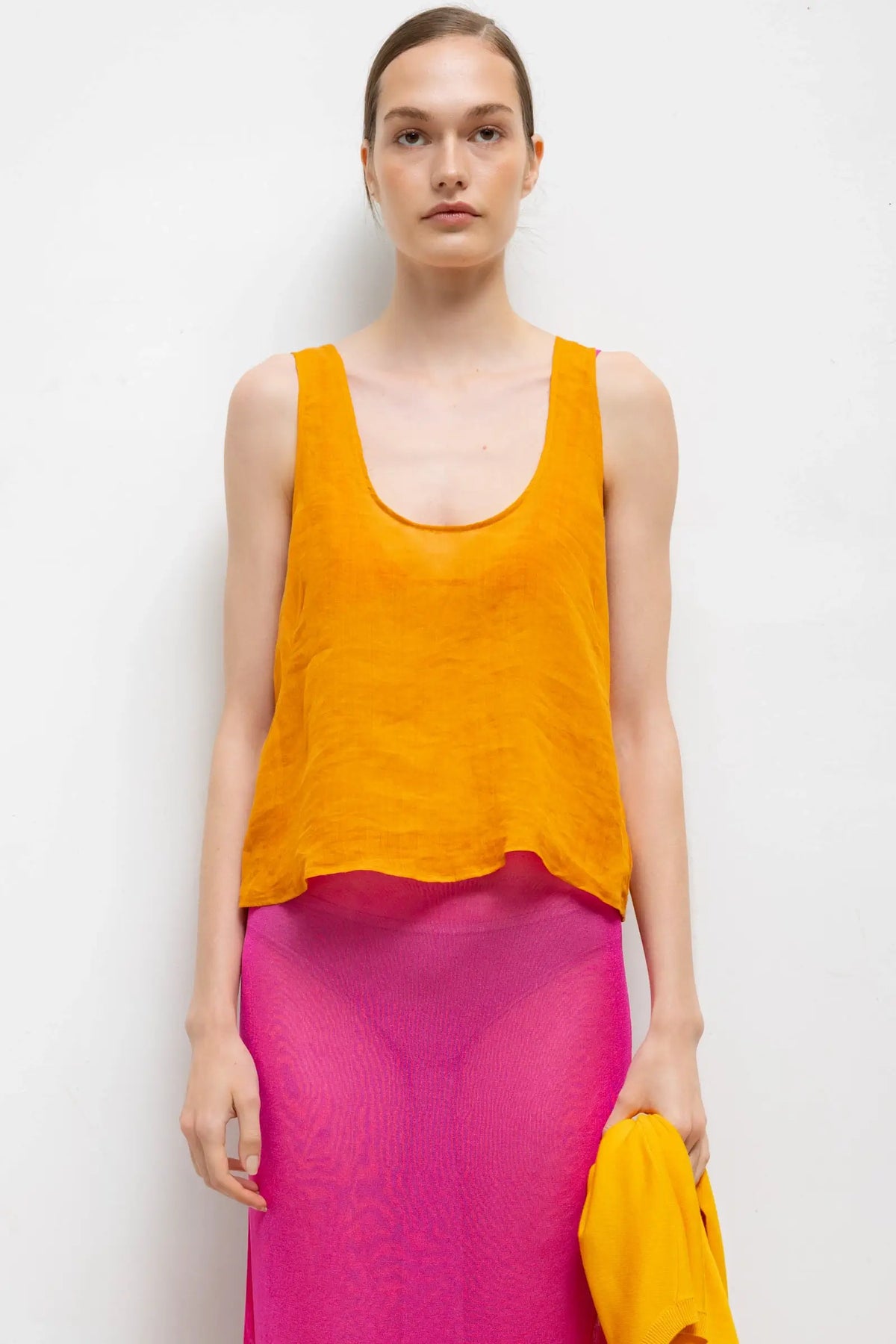 Niko Scoop Tank - Amber - Image 1