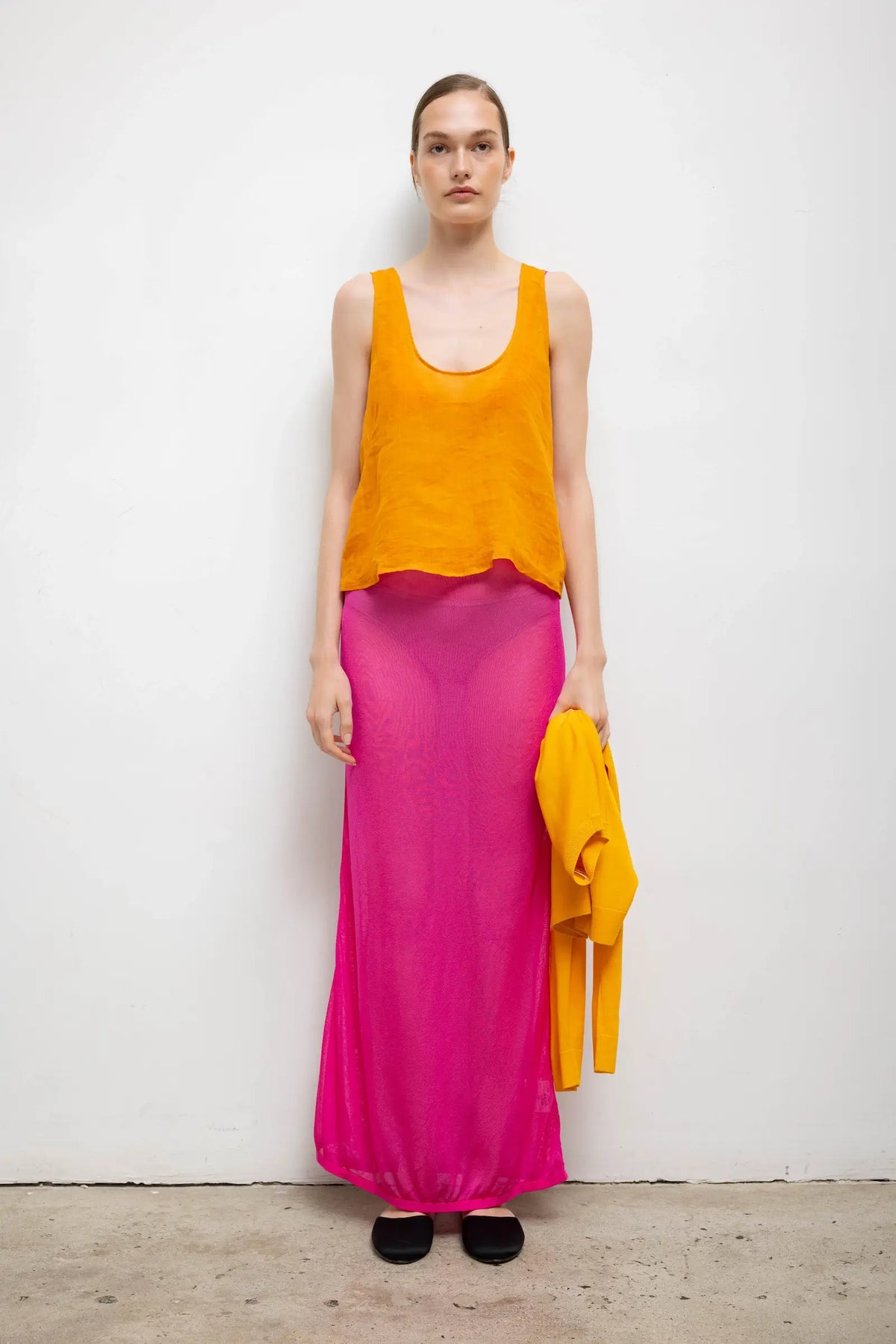 Niko Scoop Tank - Amber - Image 3