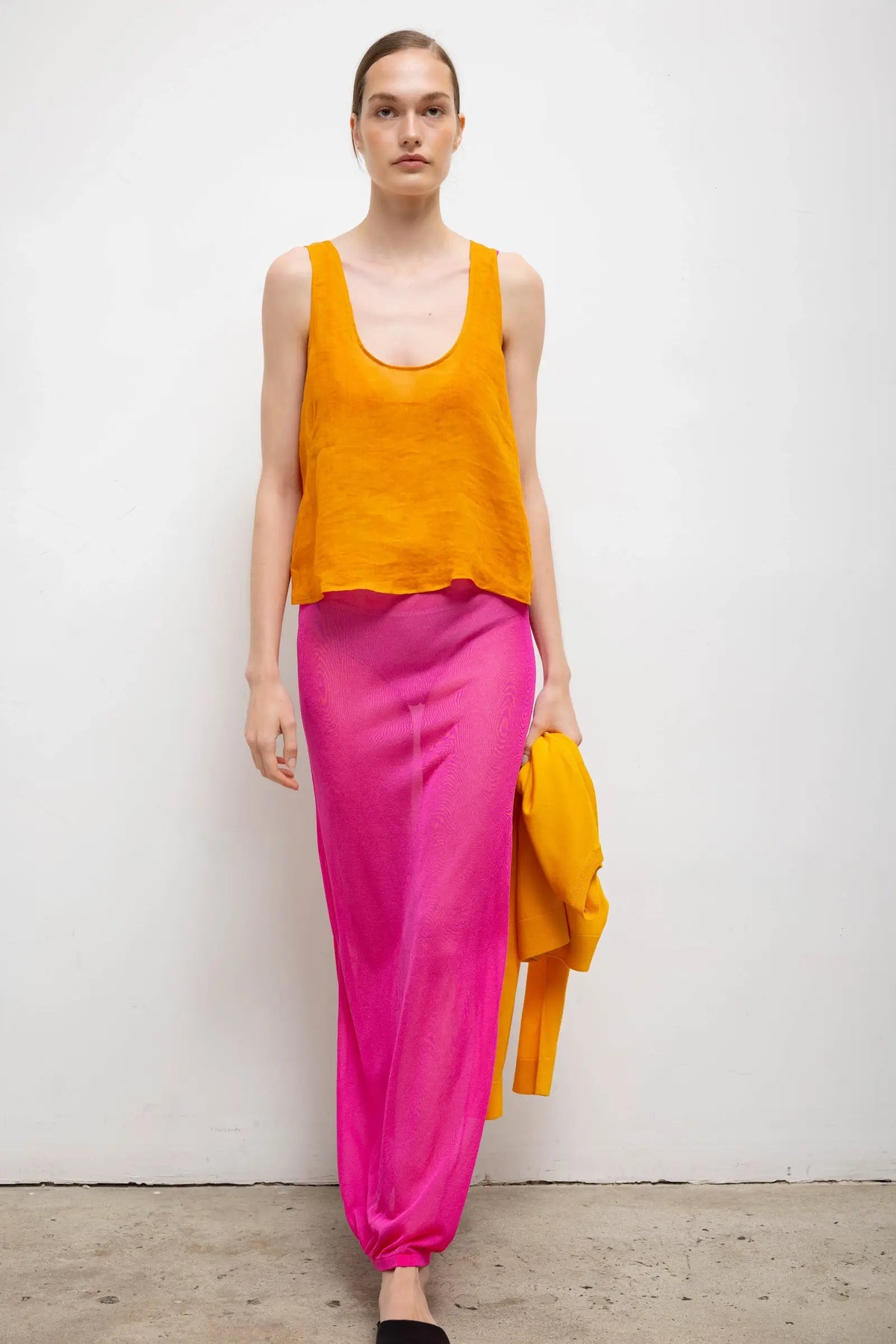 Niko Scoop Tank - Amber - Image 4