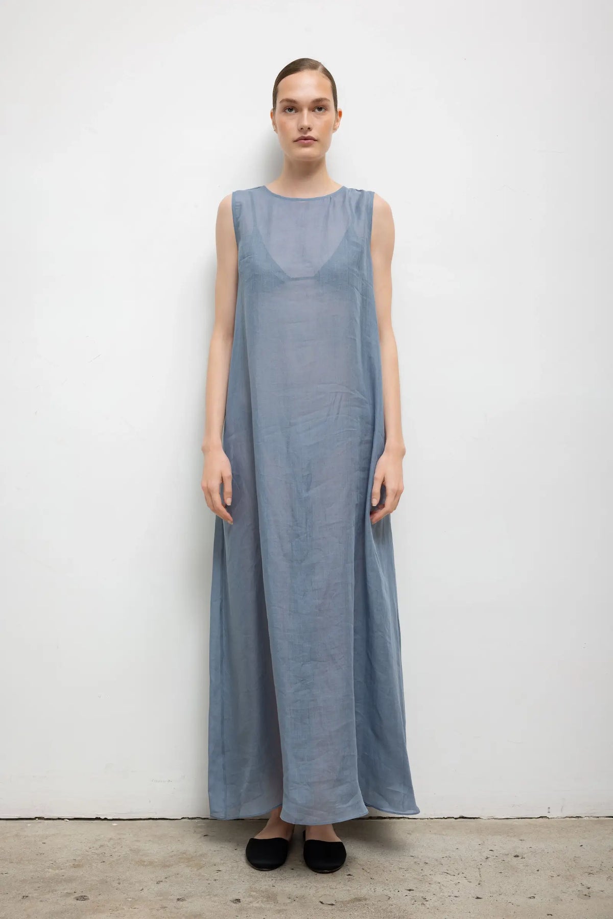 Niko Sleeveless Crew Maxi Dress - Mist - Image 1