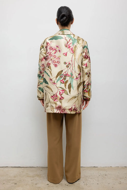 Pam Button Down Jacket - Amaranth Multi Floral - Image 7