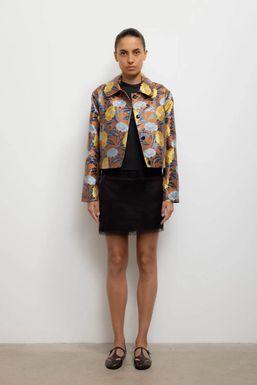 Pam Jacket - Marigold Jacquard - Image 3