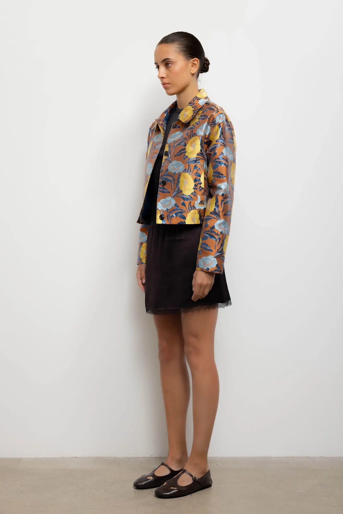 Pam Jacket - Marigold Jacquard - Image 5
