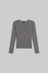 Pre-Order: Pointelle Long Sleeve Henley