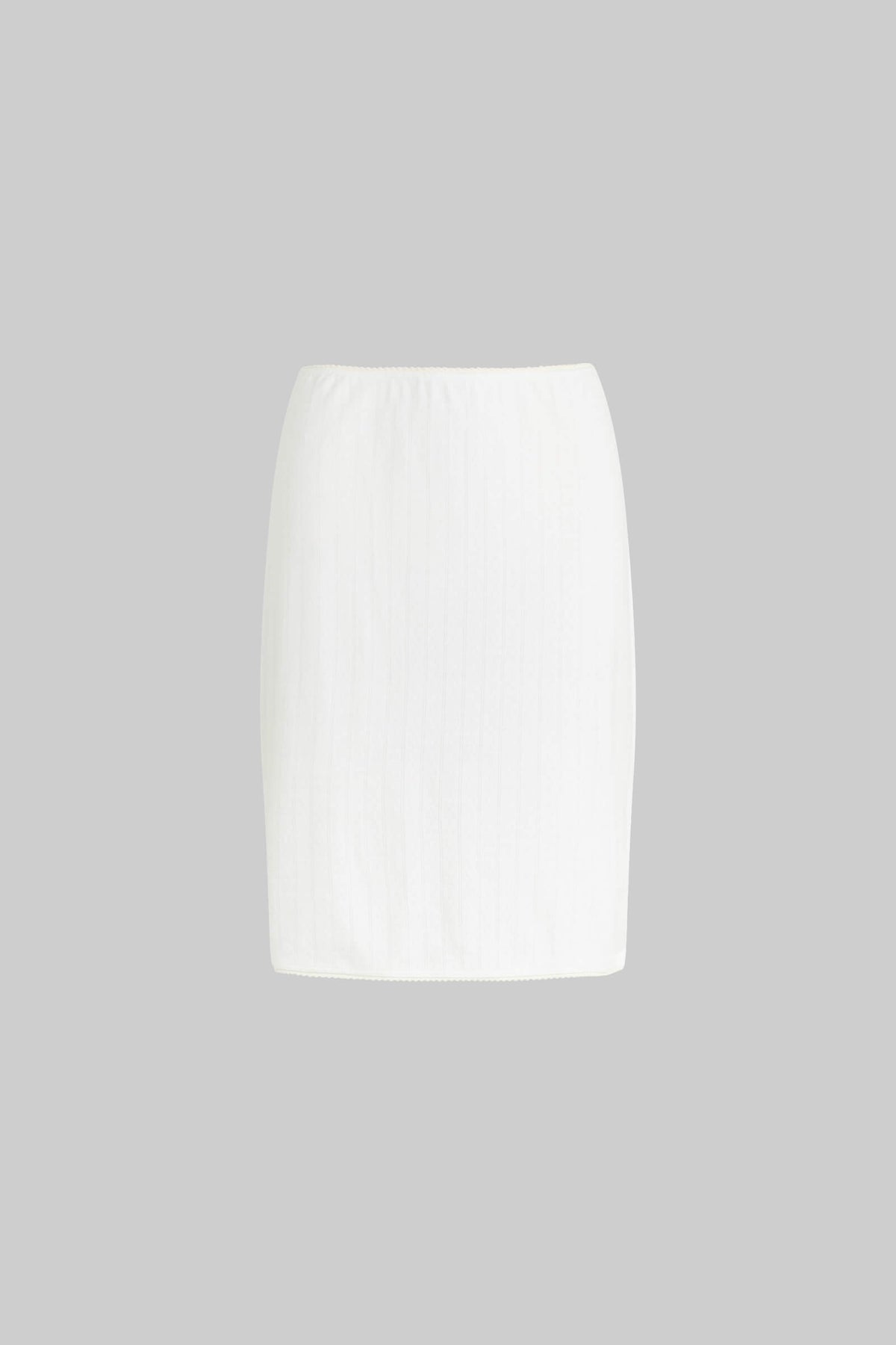 Pointelle Skirt - White - Image 2