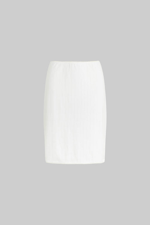 Pointelle Skirt - White - Image 2
