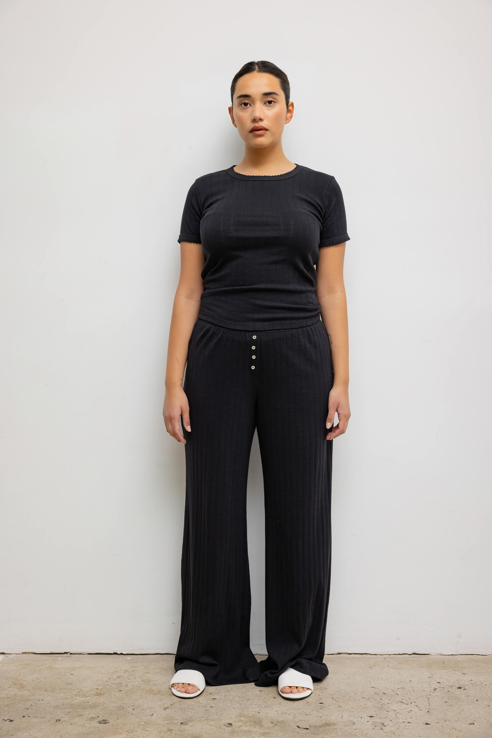 Pointelle Boxer Pant
