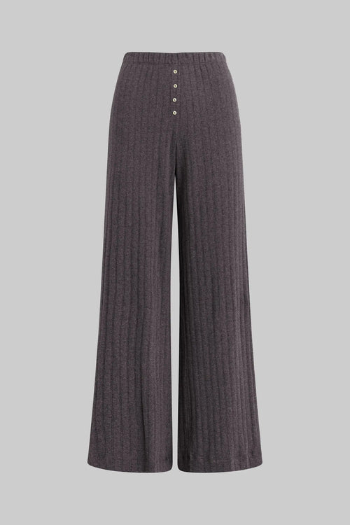 Pointelle Boxer Pant - Hickory Melange - Image 2