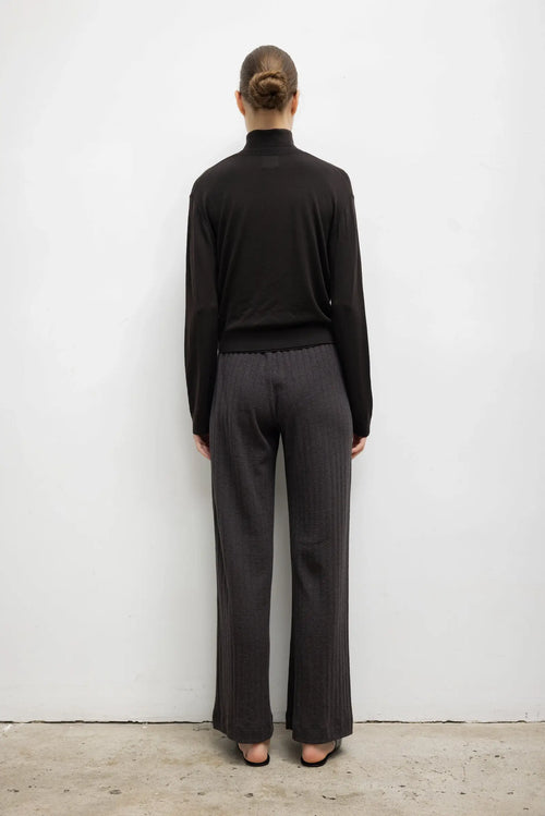 Pointelle Boxer Pant - Hickory Melange - Image 6