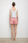 Pointelle Button Down Tank