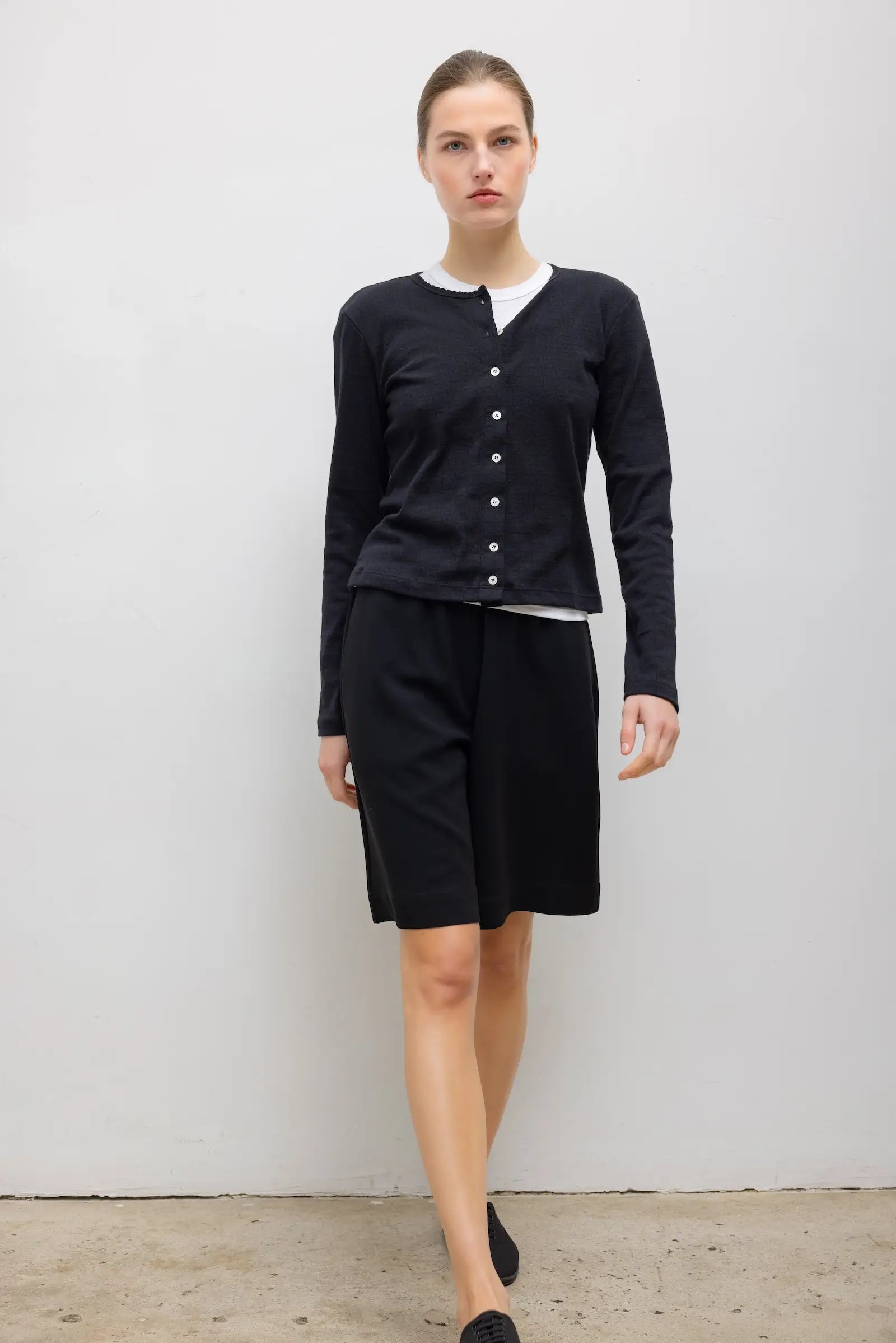 Pointelle Classic Cardigan II