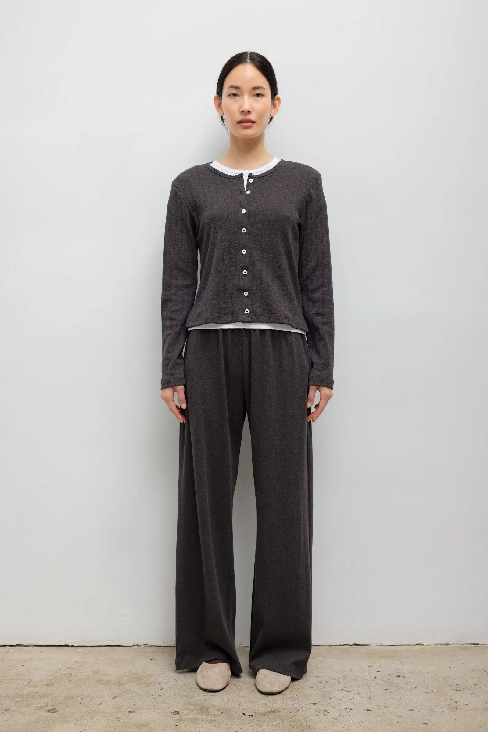 Pointelle Classic Cardigan II