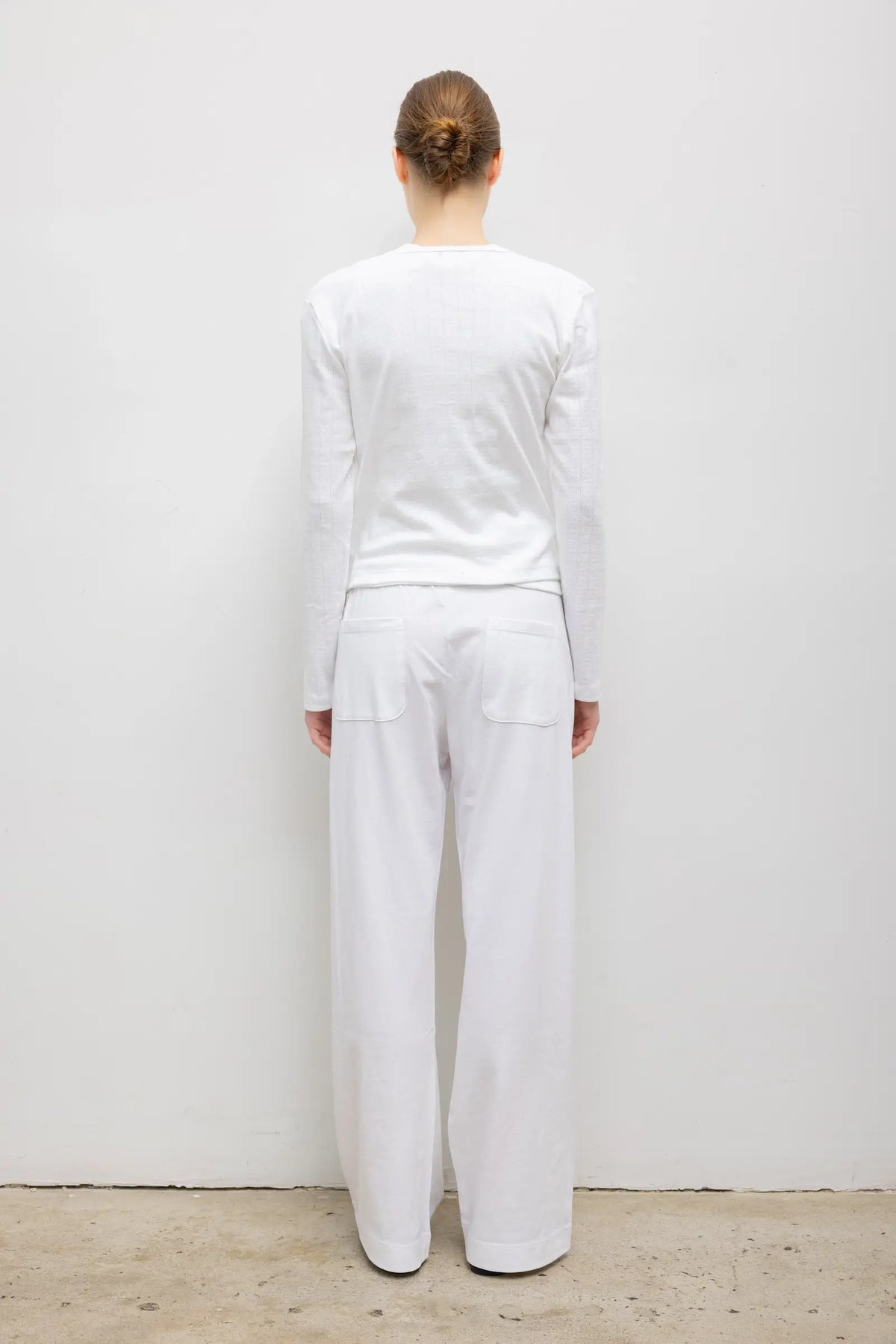 Pointelle Classic Cardigan II - White - Image 5