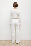 Pointelle Crop Cardigan
