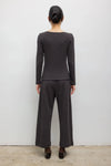 Pointelle Crop Wide Leg Pant